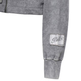 Felpa cropped in cotone 106343 A33MK10 PINKO 