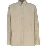 Camicia in cotone con logo sul fianco 8082303 .B7311 BURBERRY 