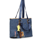 Borsa shopping Tita con logo 73BS9TZ01D TITADENIM/NATURALE V° 73 