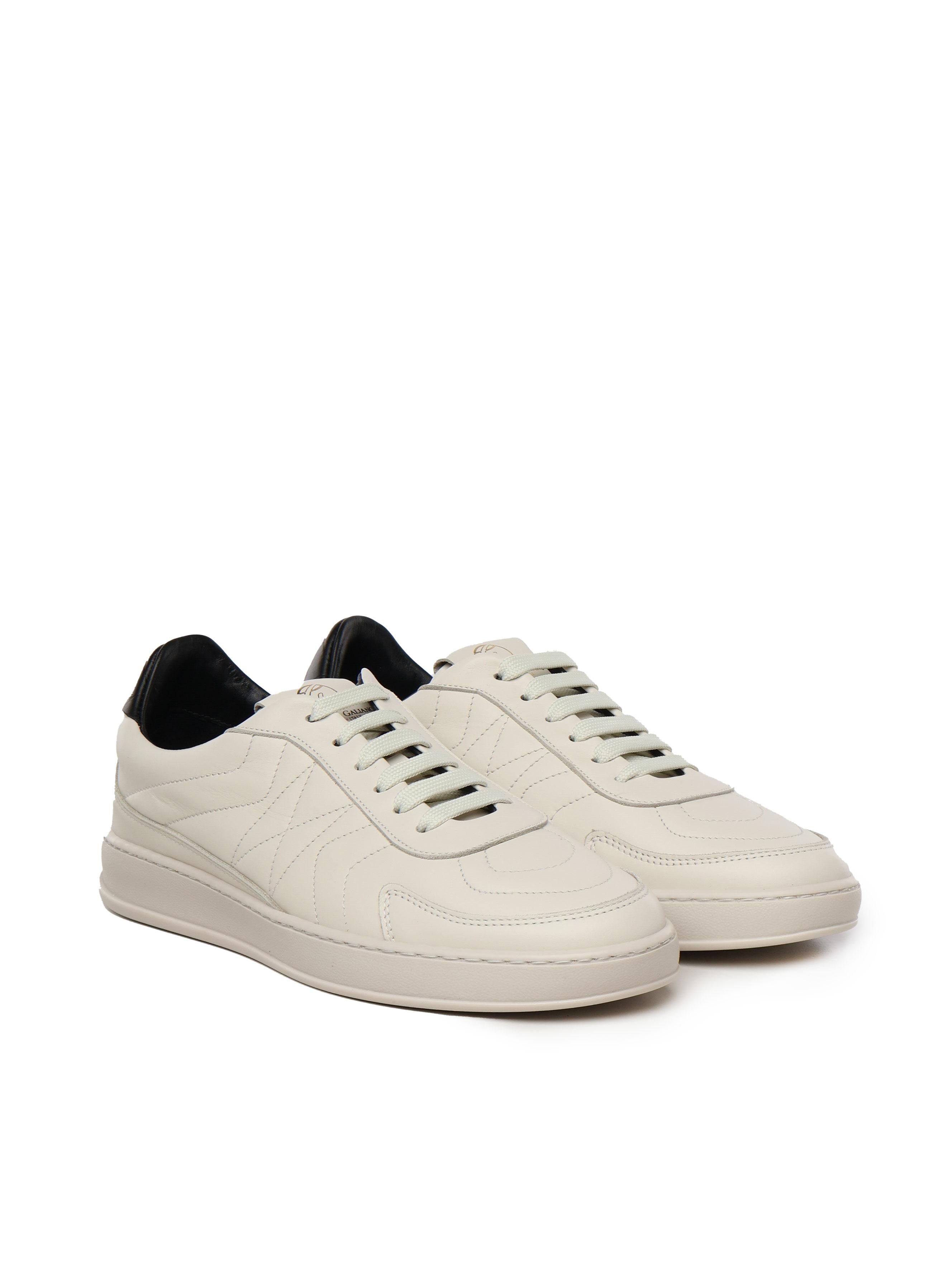Sneakers Dynasty in nappa DYNASTY NAPPAMILK/BLACK GIULIANO GALIANO 