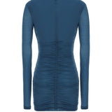 Abito in cupro 732870 Y5G893041 SAINT LAURENT 