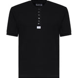 Polo in jersey di cotone a coste MGSS26TT01876 6069 MAGLIANO 
