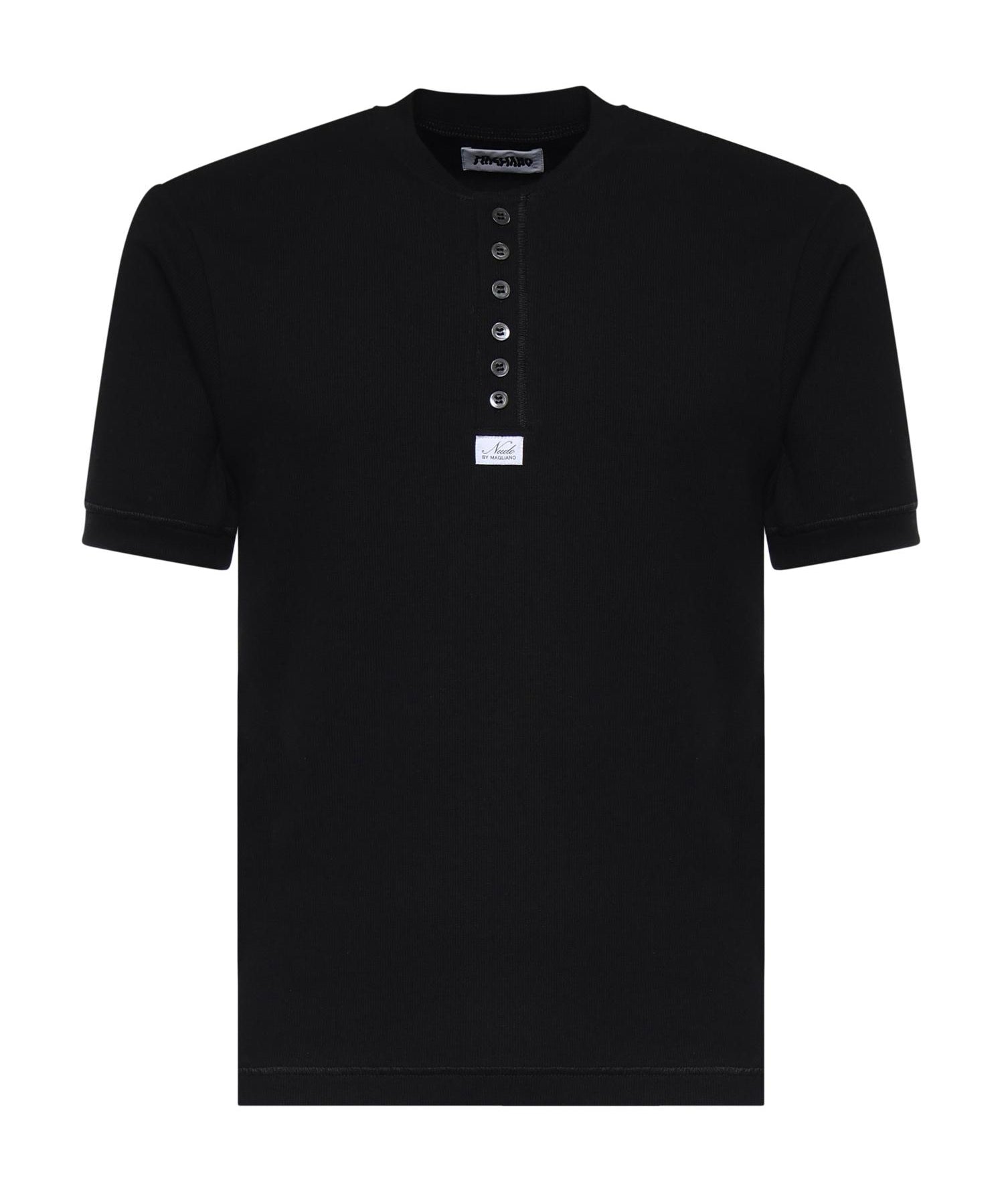 Polo in jersey di cotone a coste MGSS26TT01876 6069 MAGLIANO 