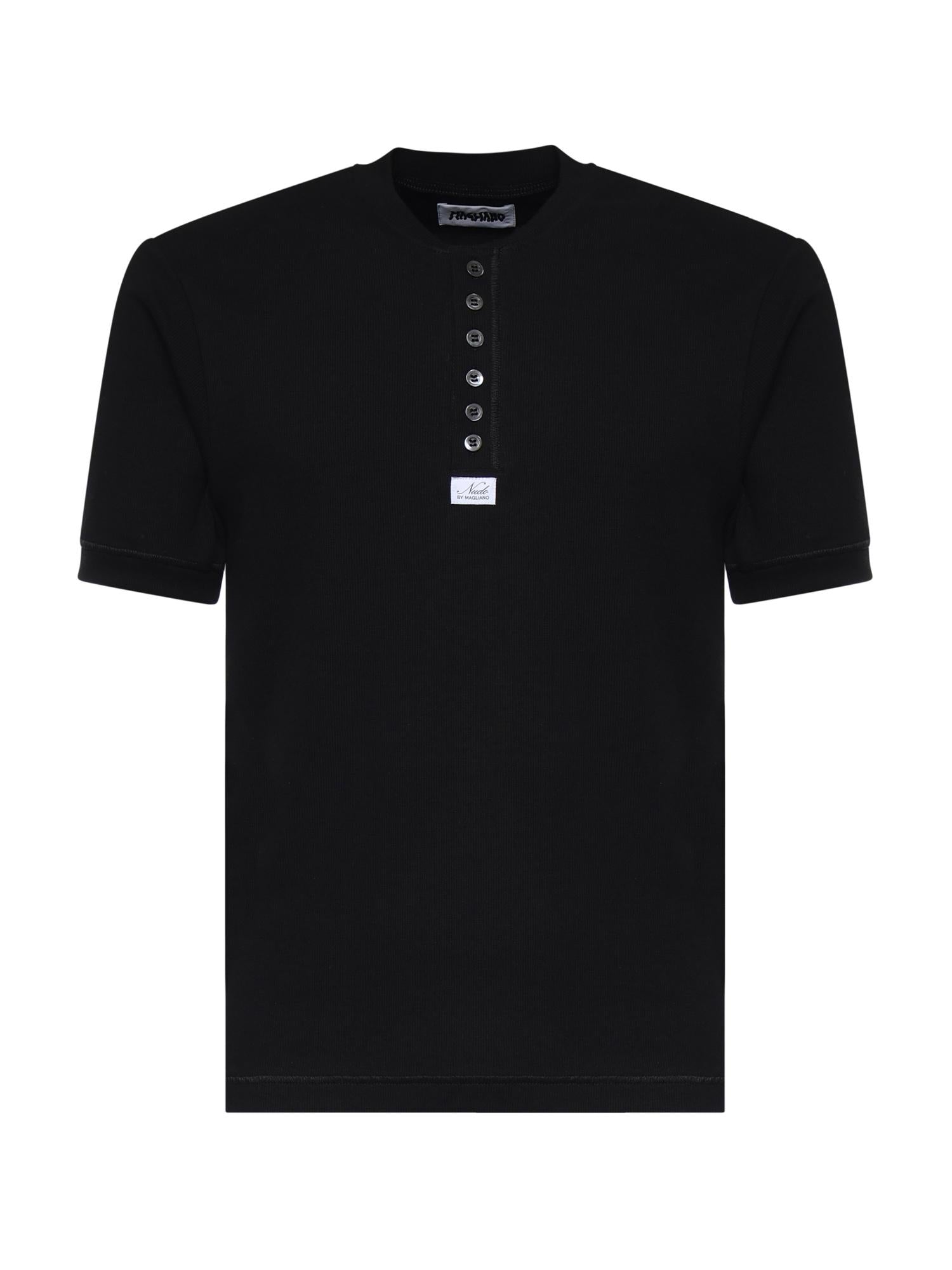 Polo in jersey di cotone a coste MGSS26TT01876 6069 MAGLIANO 