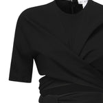 Top in crêpe di misto viscosa AA9H1250W071B 995 ALAIA 
