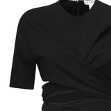 Top in crêpe di misto viscosa AA9H1250W071B 995 ALAIA 