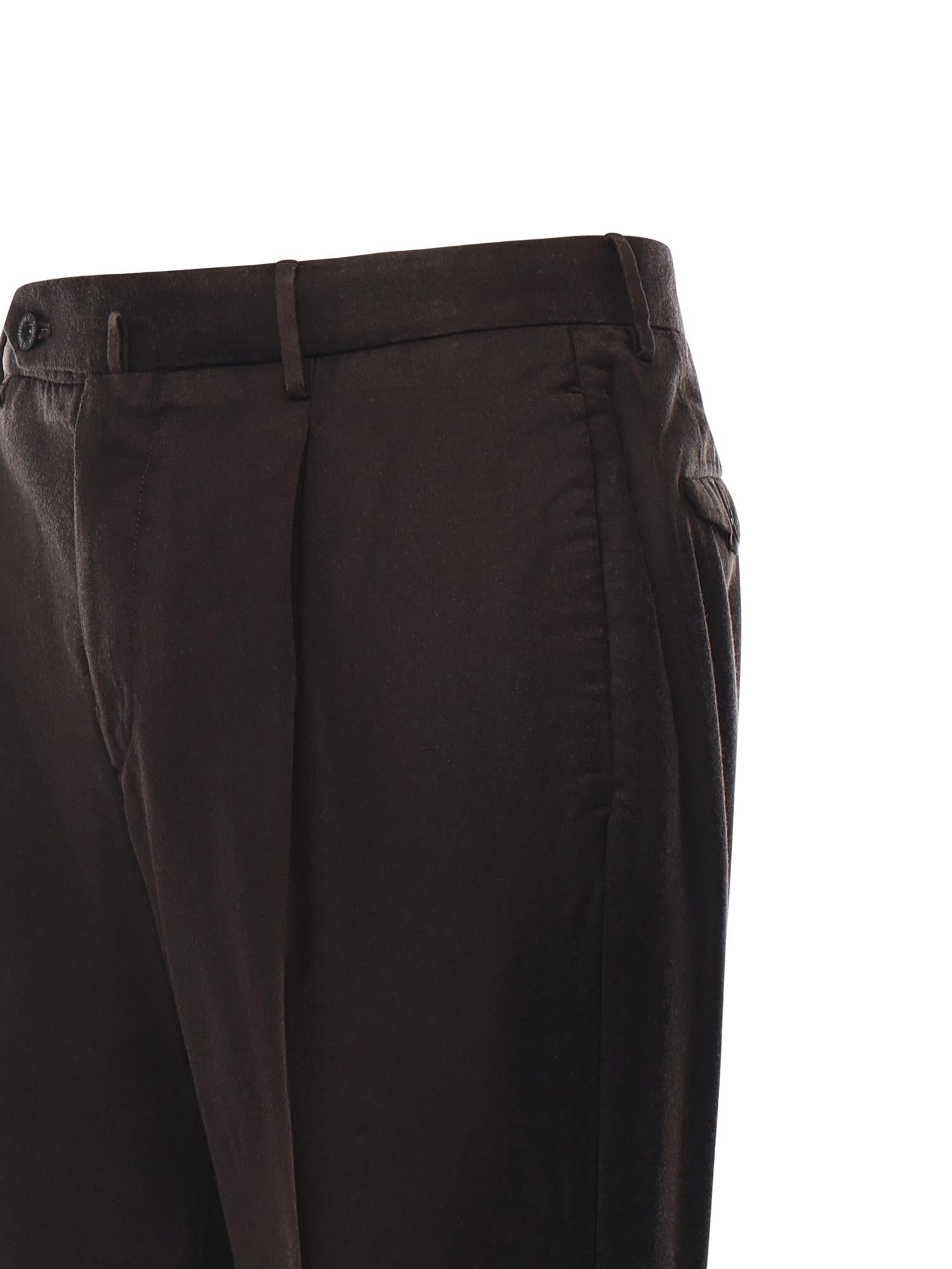 Pantalone in lana con pinces FL3993 58 SANTANIELLO 