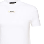 T-shirt in gros grain 24ETSW00133AJ00124 100 JACQUEMUS 