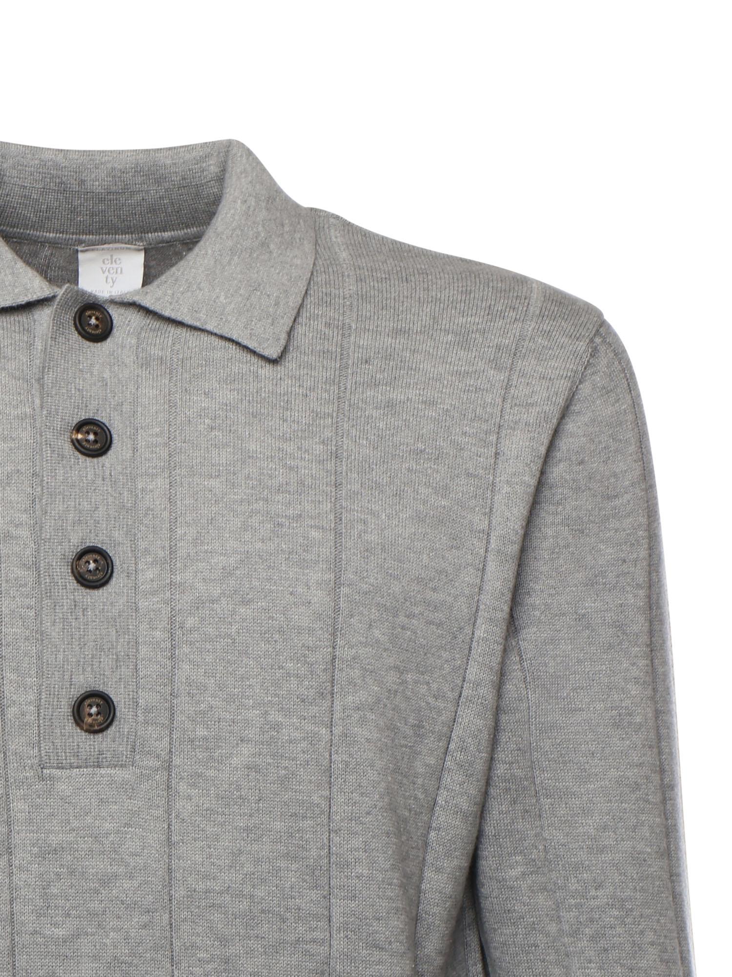 Polo in cotone e cashmere L76POLL09MAG0K007 13 ELEVENTY 