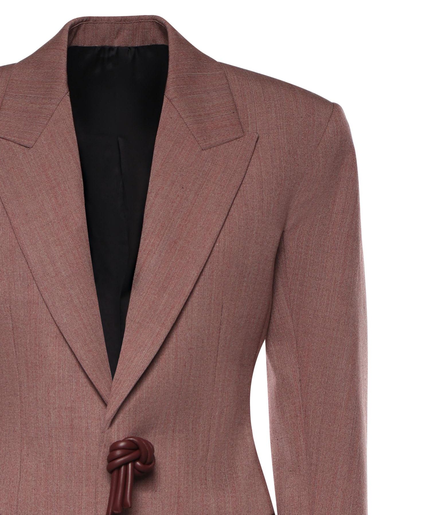 Giacca in lana e lino mélange 861430 V6DL05117 BOTTEGA VENETA 
