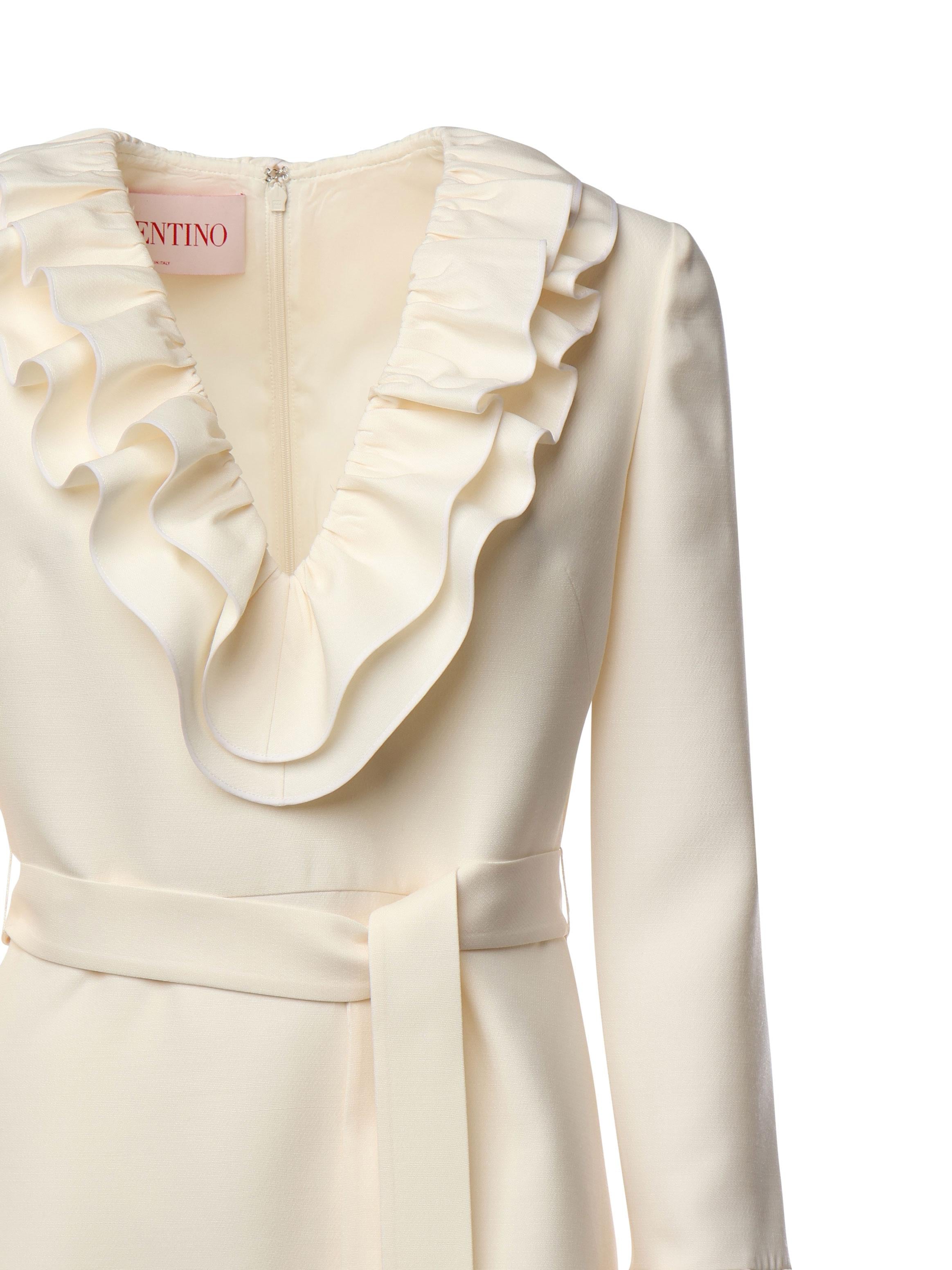 Abito corto in Crepe Couture 6B3VAES6 1CFA03 VALENTINO GARAVANI 