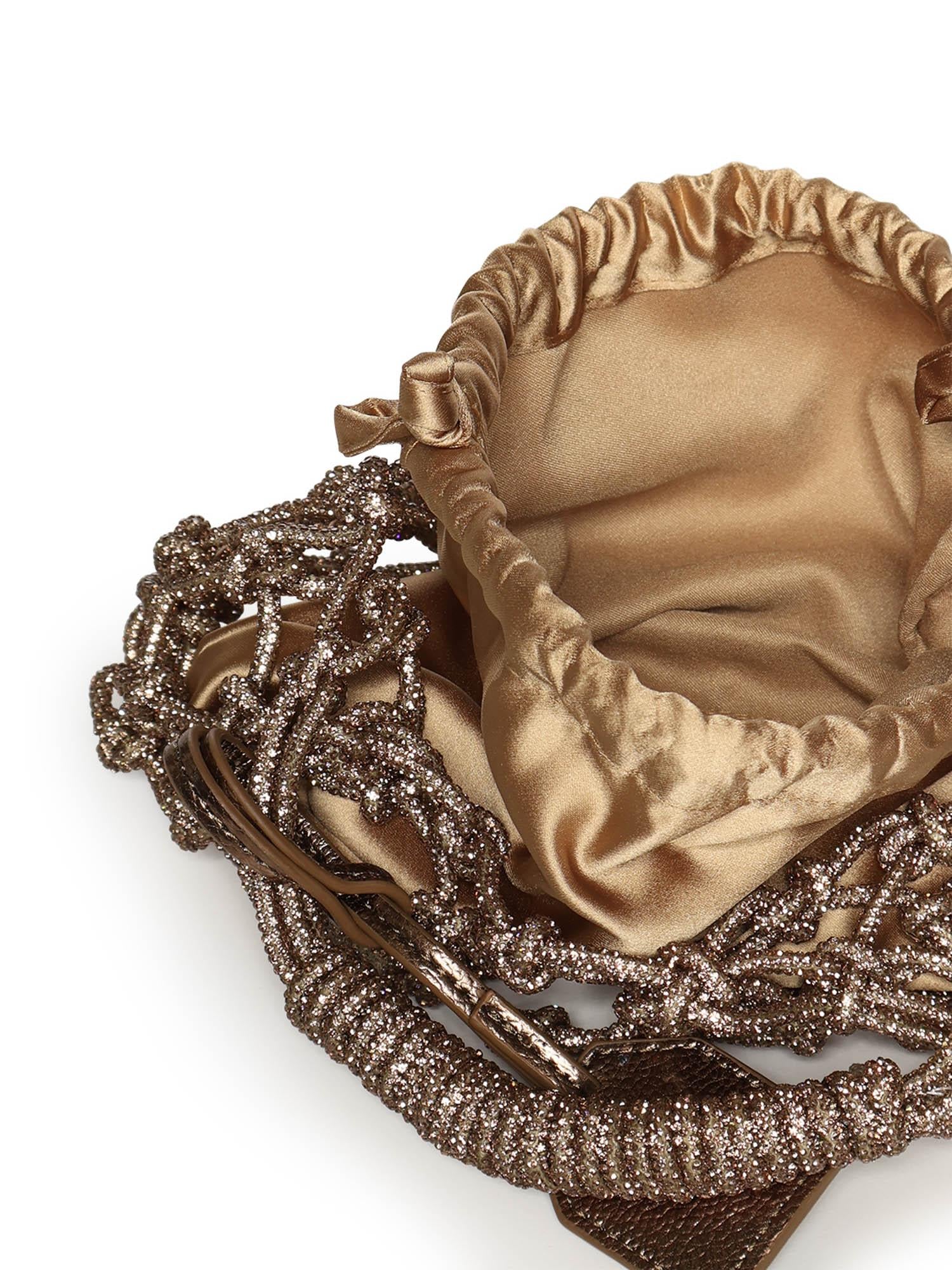 Mini bag in macramè con cristalli 2038260999 BRONZE KURT GEIGER 