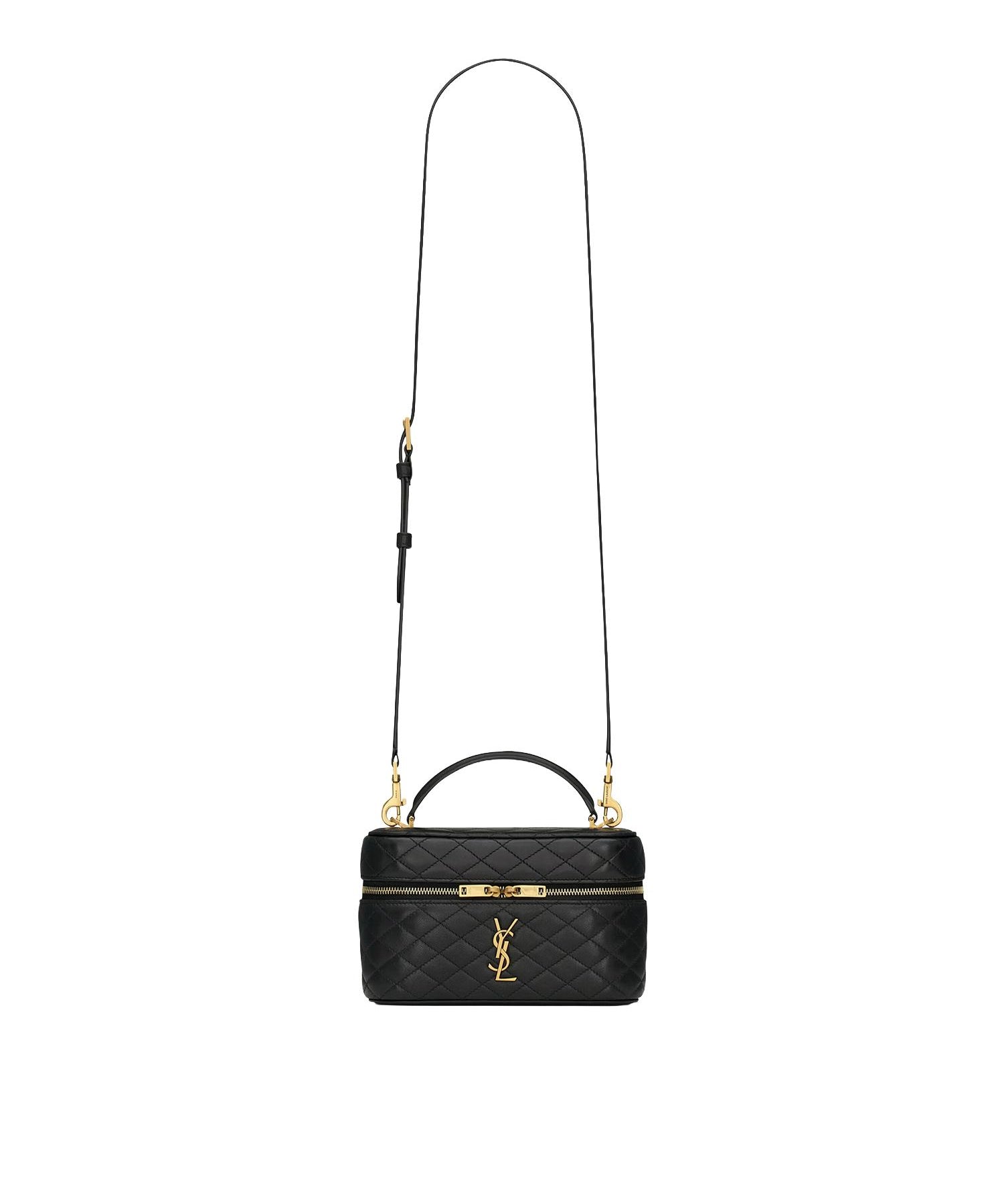 Borsa Gaby Vanity in pelle di agnello 766731 1EL071000 SAINT LAURENT 