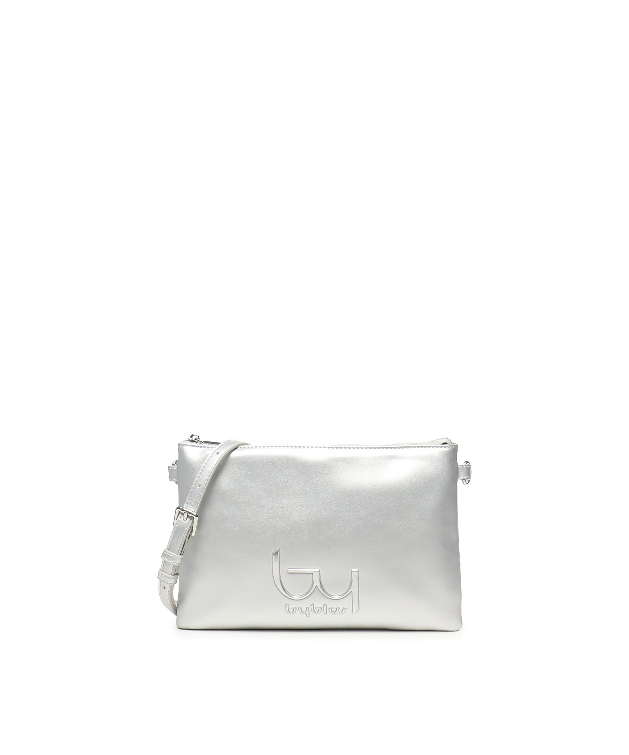 Pochette Chameleon con tracolla<BR/> BYBS32B01 SILVER BY BYBLOS 