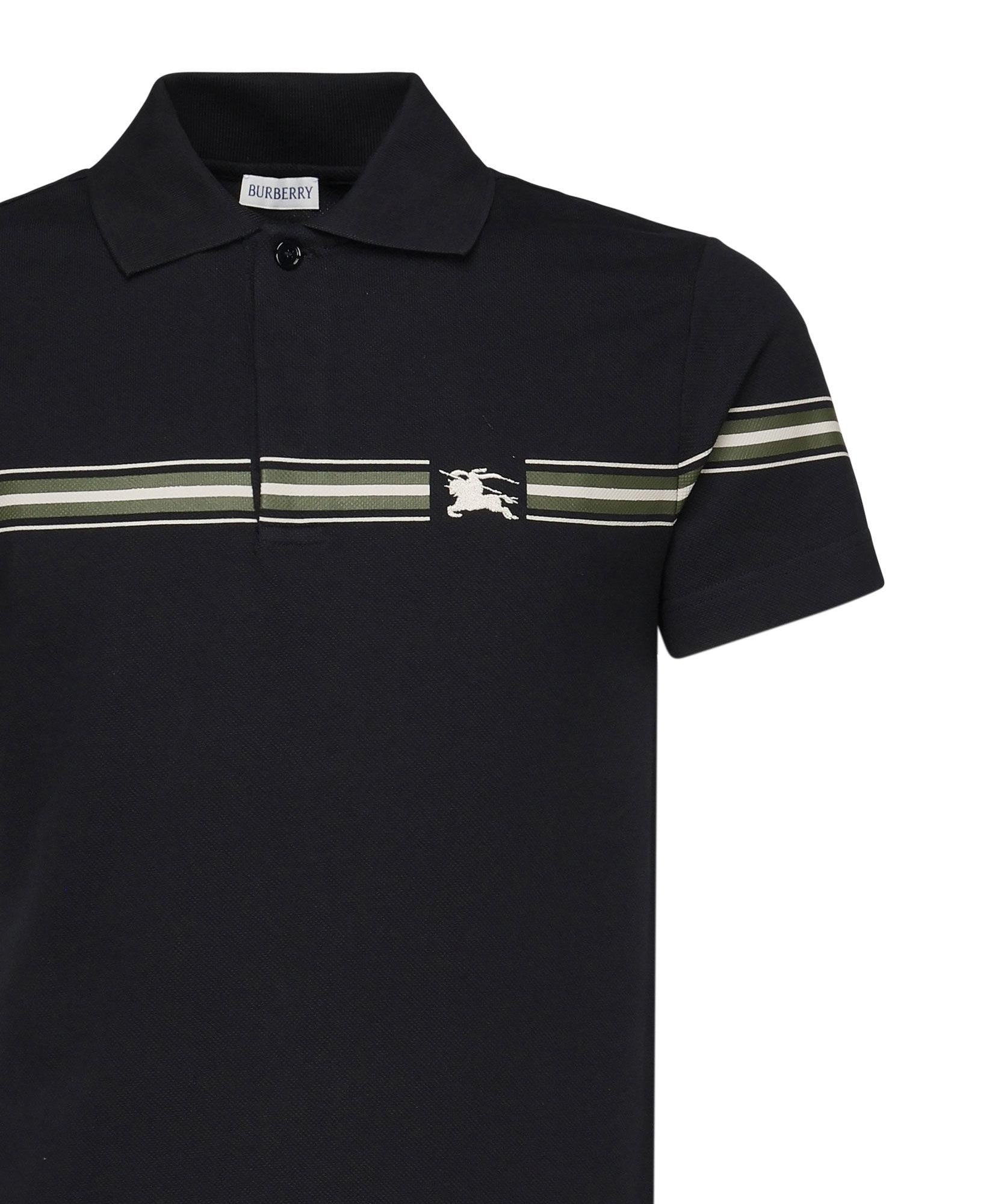 Polo in cotone a righe 8105139 C1765 BURBERRY 