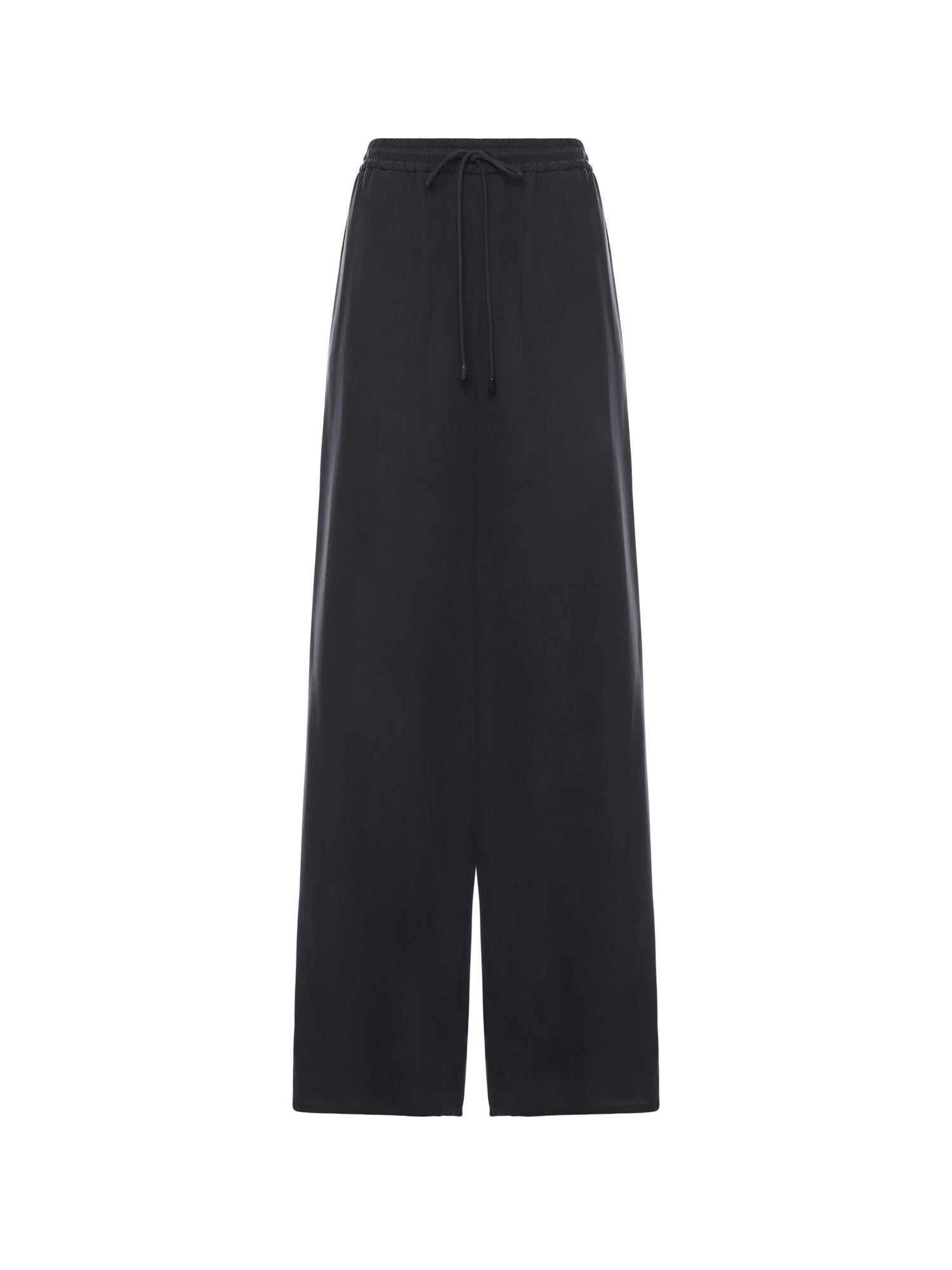 Pantalone largo in seta lavata 2611131181600 010 MAX MARA 