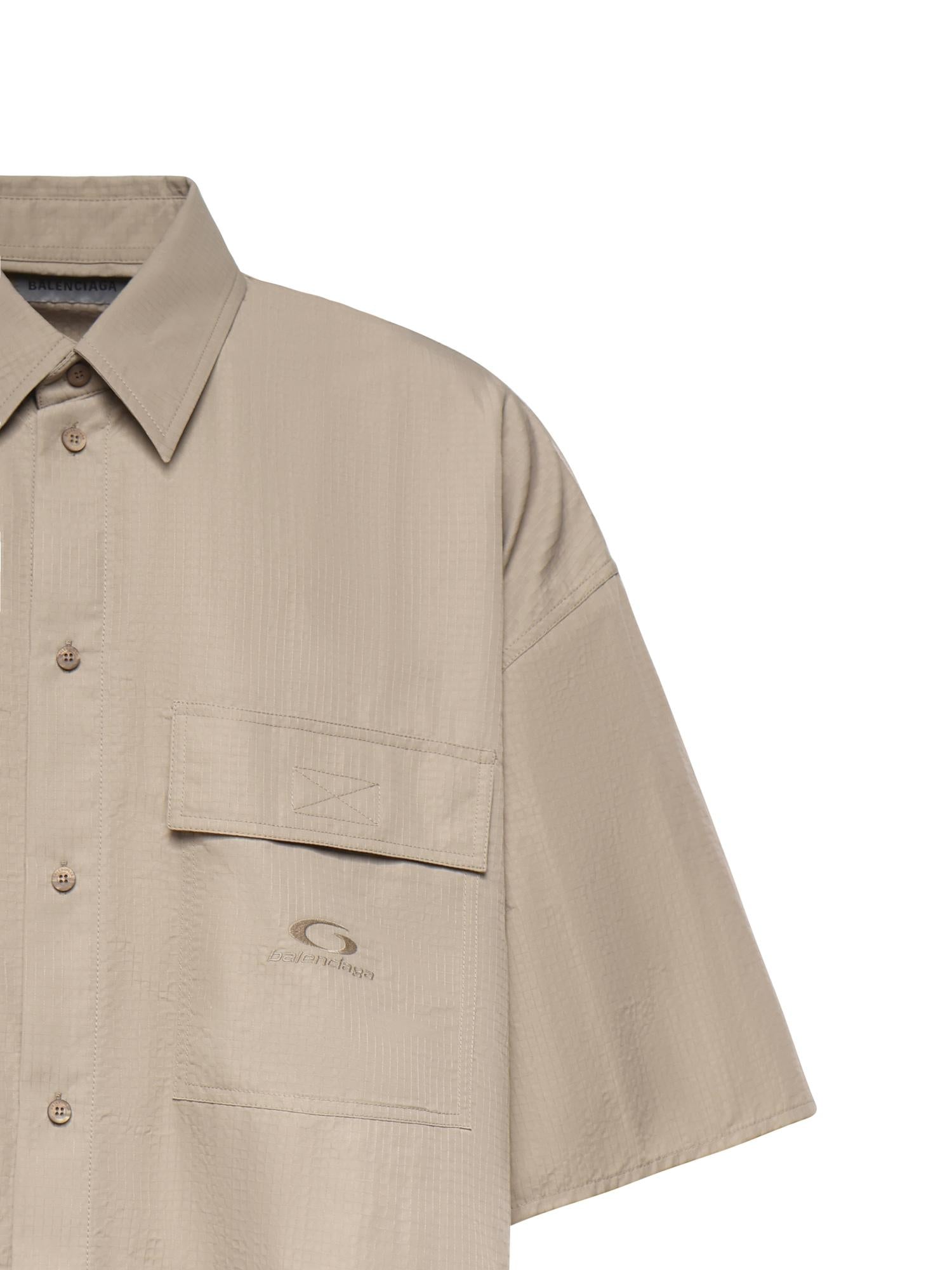 Camicia in nylon con logo 871285 TUO049501 BALENCIAGA 