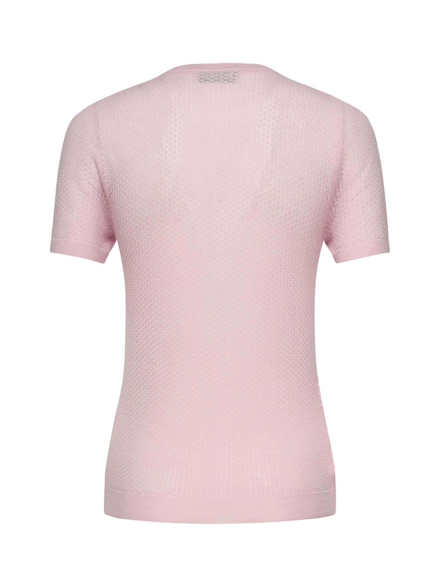 Maglia in cashmere con logo MMLB30 17NNF0E18 MIU MIU 