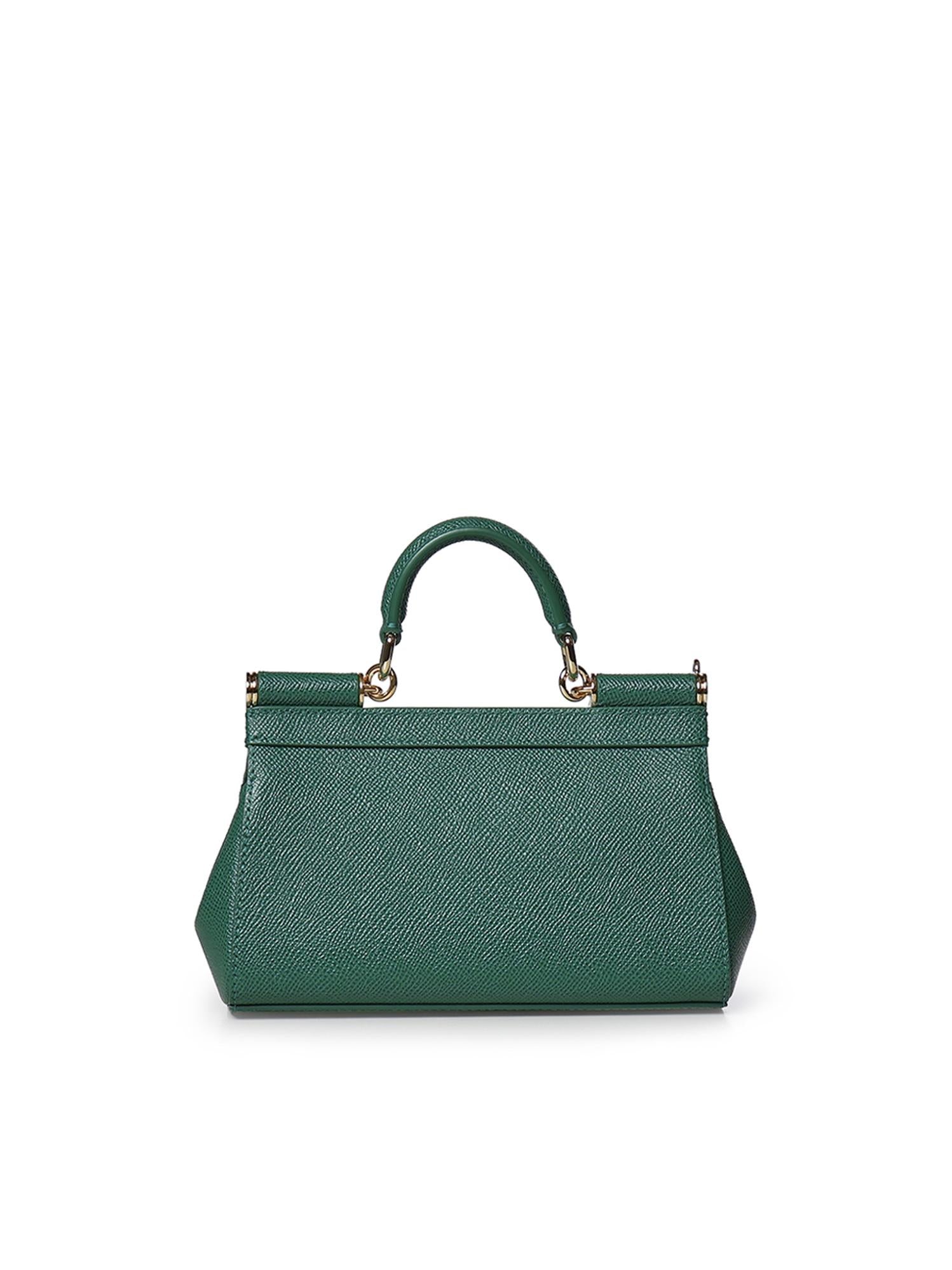 Borsa a mano Sicily mini in pelle di vitello Dauphine BB7116 B100187174 DOLCE & GABBANA 