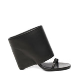 Mules in pelle con zeppa 225SSD037AG0030 9999 COURREGES 