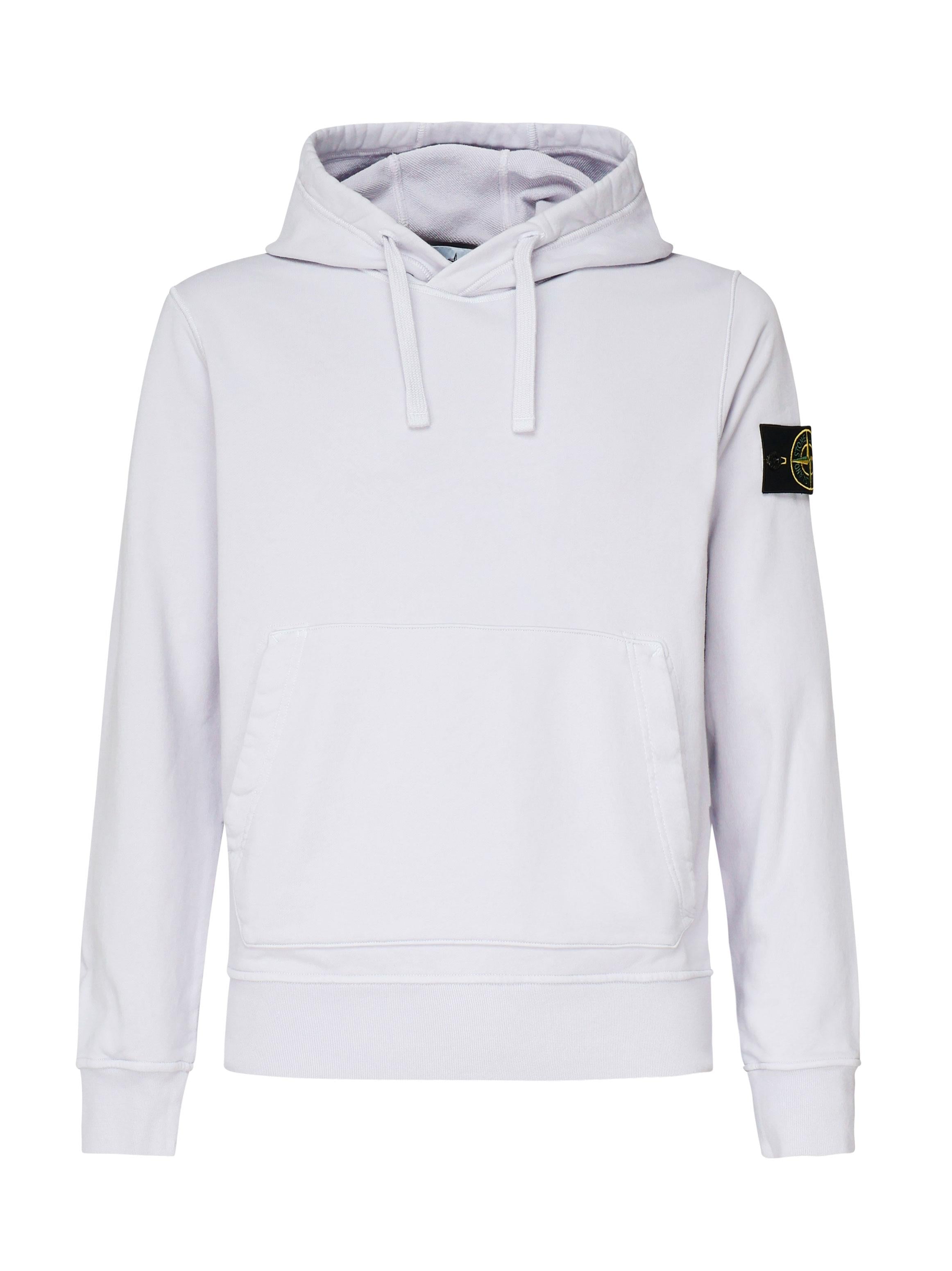 Felpa con cappuccio con coulisse e tasche K1S156100045 S0051V0088 STONE ISLAND 