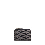 Portafoglio zip around in tessuto con logo jacquard EW000369 AF11951FC033 EMPORIO ARMANI 
