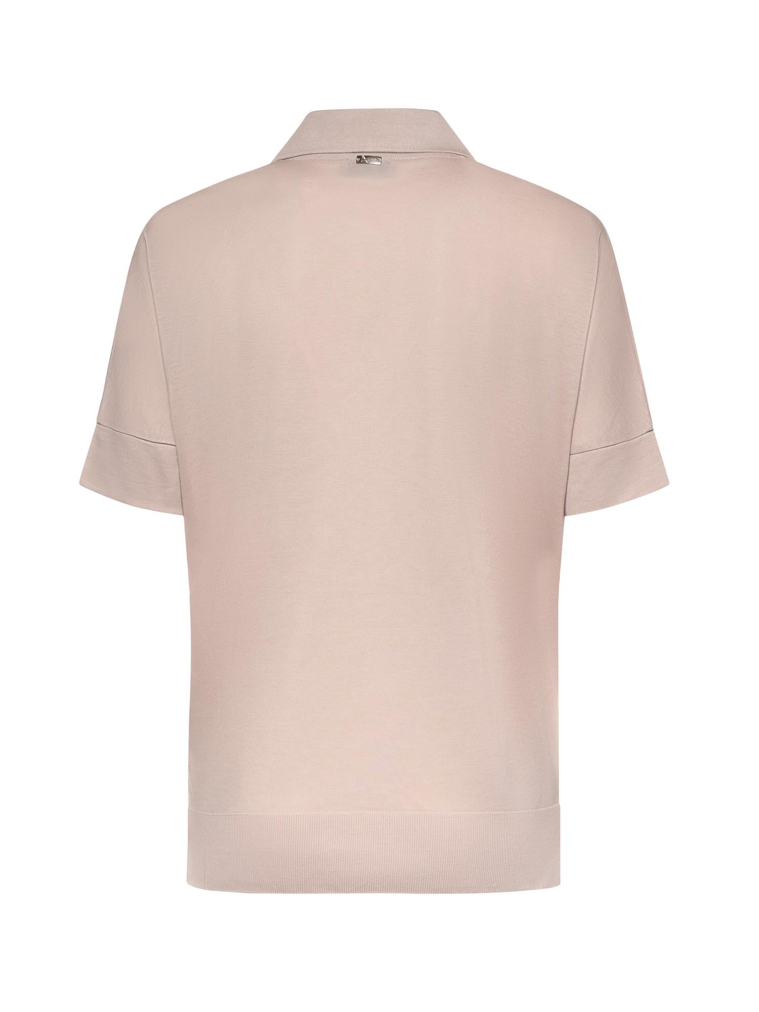 Polo in glam knit effect JPL00113D 520564035 HERNO 