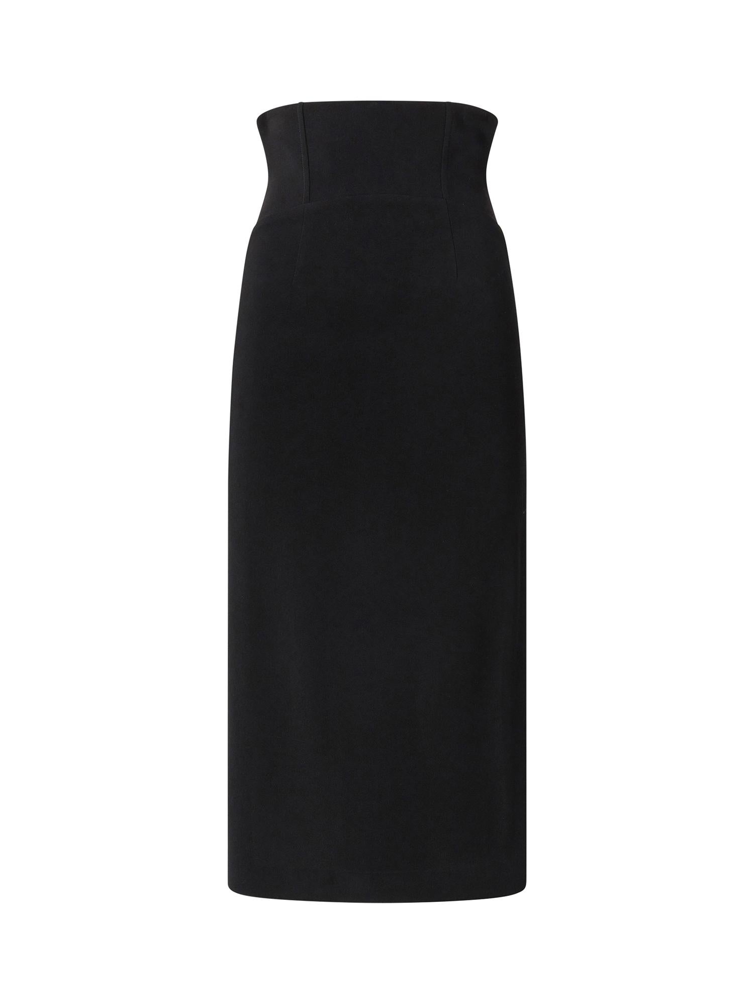 Gonna midi con vita a bustino 106485 A2Q2Z99 PINKO 