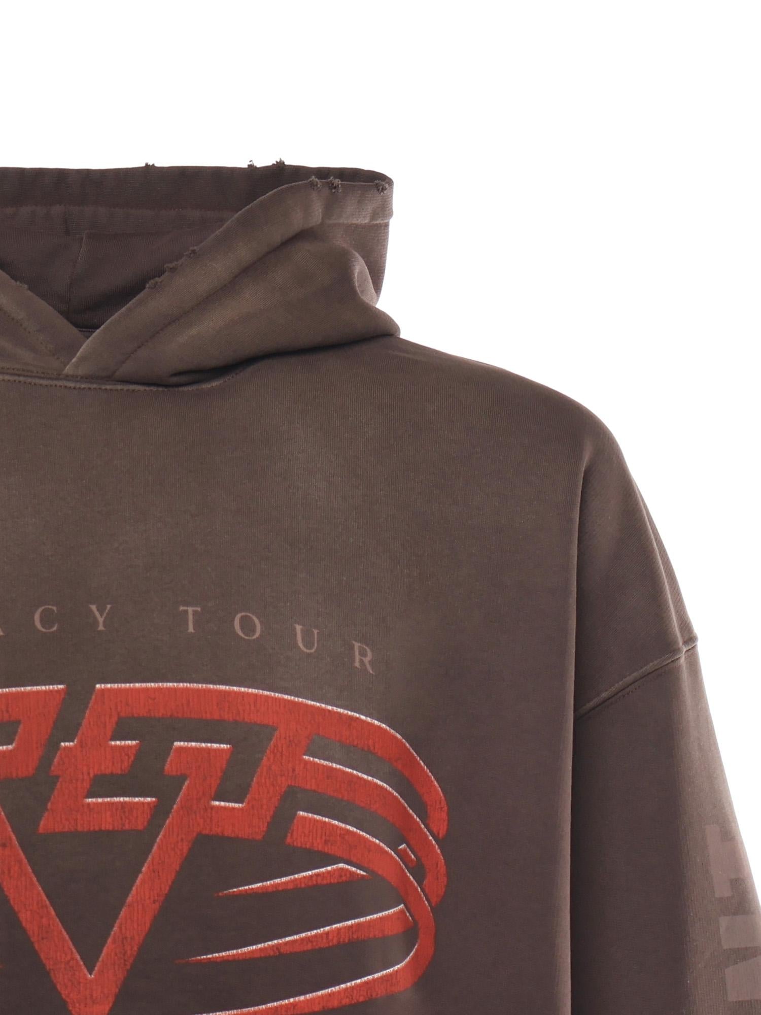 Felpa "Living Legacy Tour" in cotone MLM100366 17 REPRESENT 