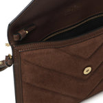 Bustina in pelle scamosciata con logo 104820 A2JHL74V PINKO 