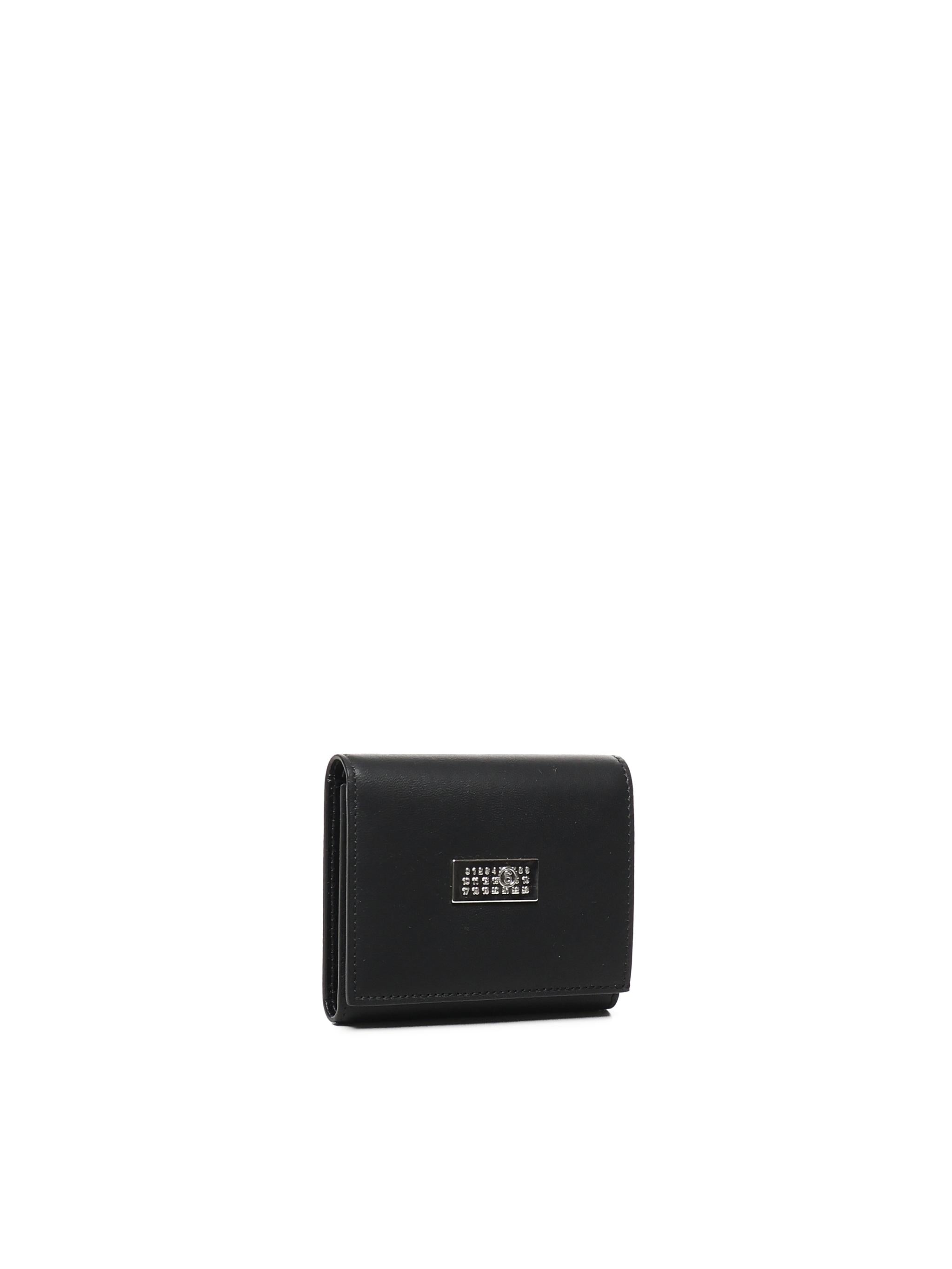 Portafoglio bi-fold con logo SA6UI0030 P8332T8013 MM6 Maison Margiela 