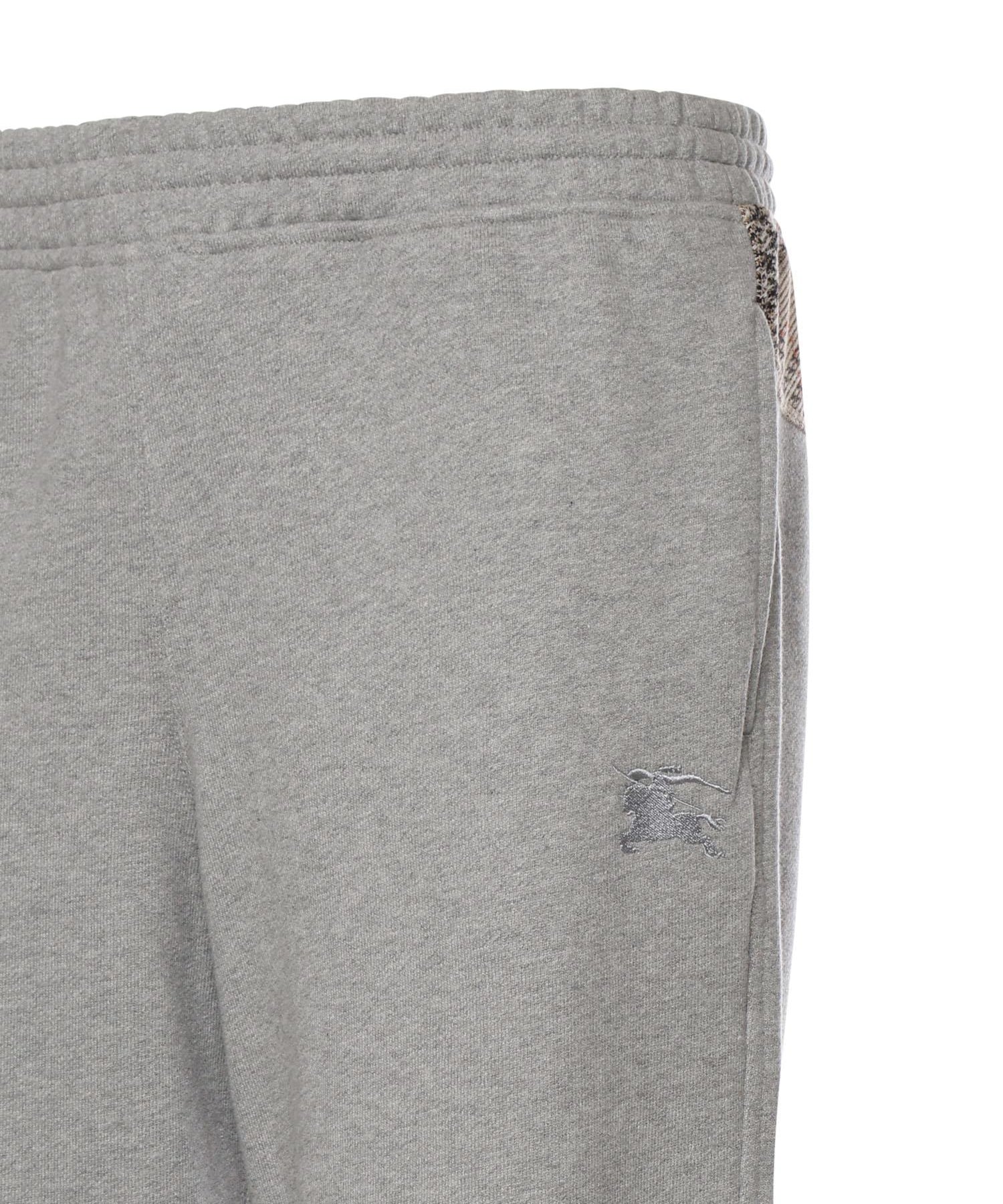 Pantaloni da jogging in cotone con applicazione Check 8120757 A2142 BURBERRY 
