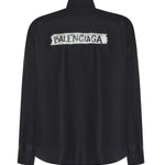 Camicia Masking Tape in popeline di cotone 857809 TRM281000 BALENCIAGA 