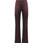 Pantaloni svasati in satin 106434 A361R57 PINKO 