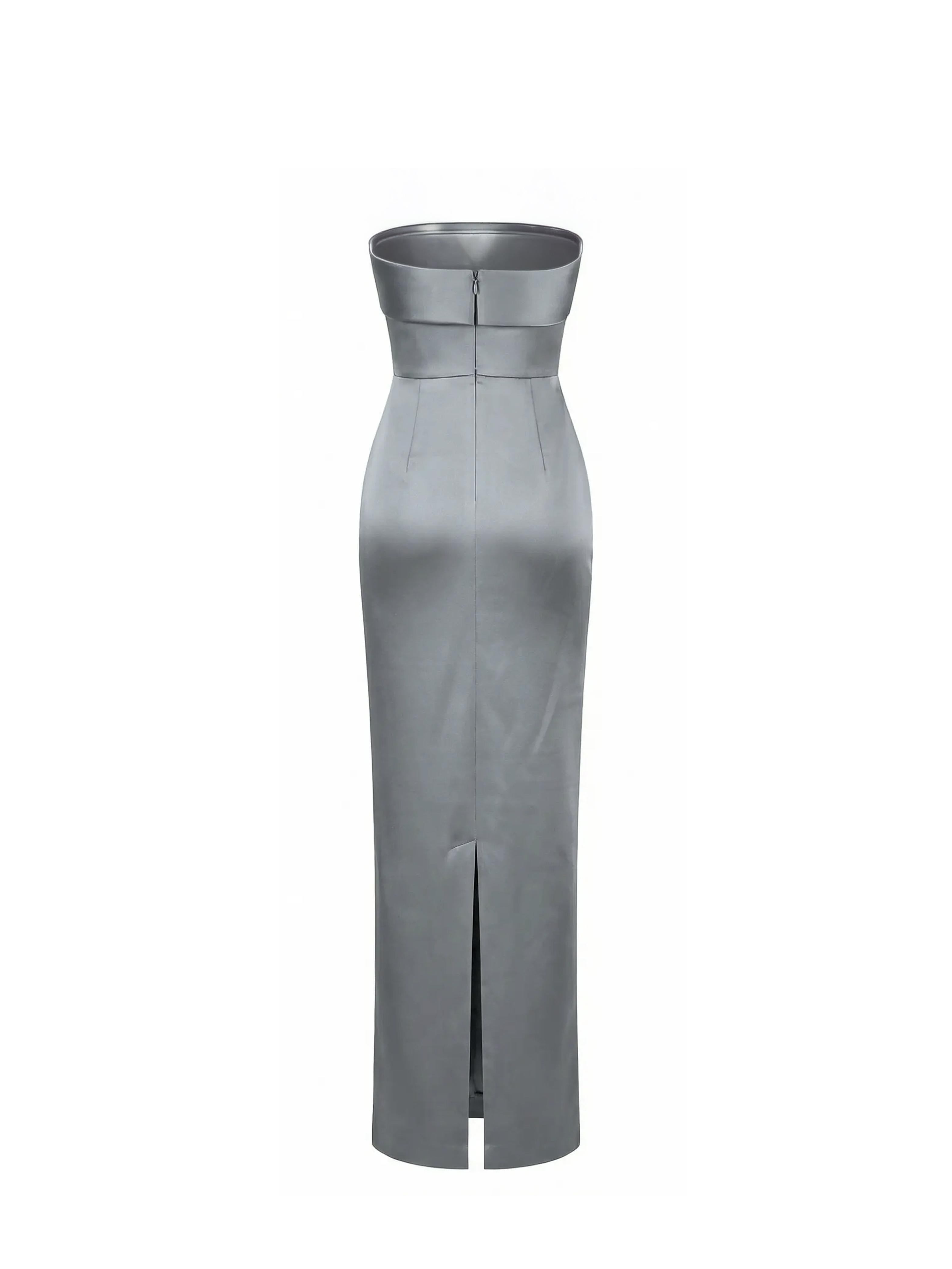 Abito lungo Rhea in raso NA00201890806  THE NEW ARRIVALS ILKYAZ OZEL 