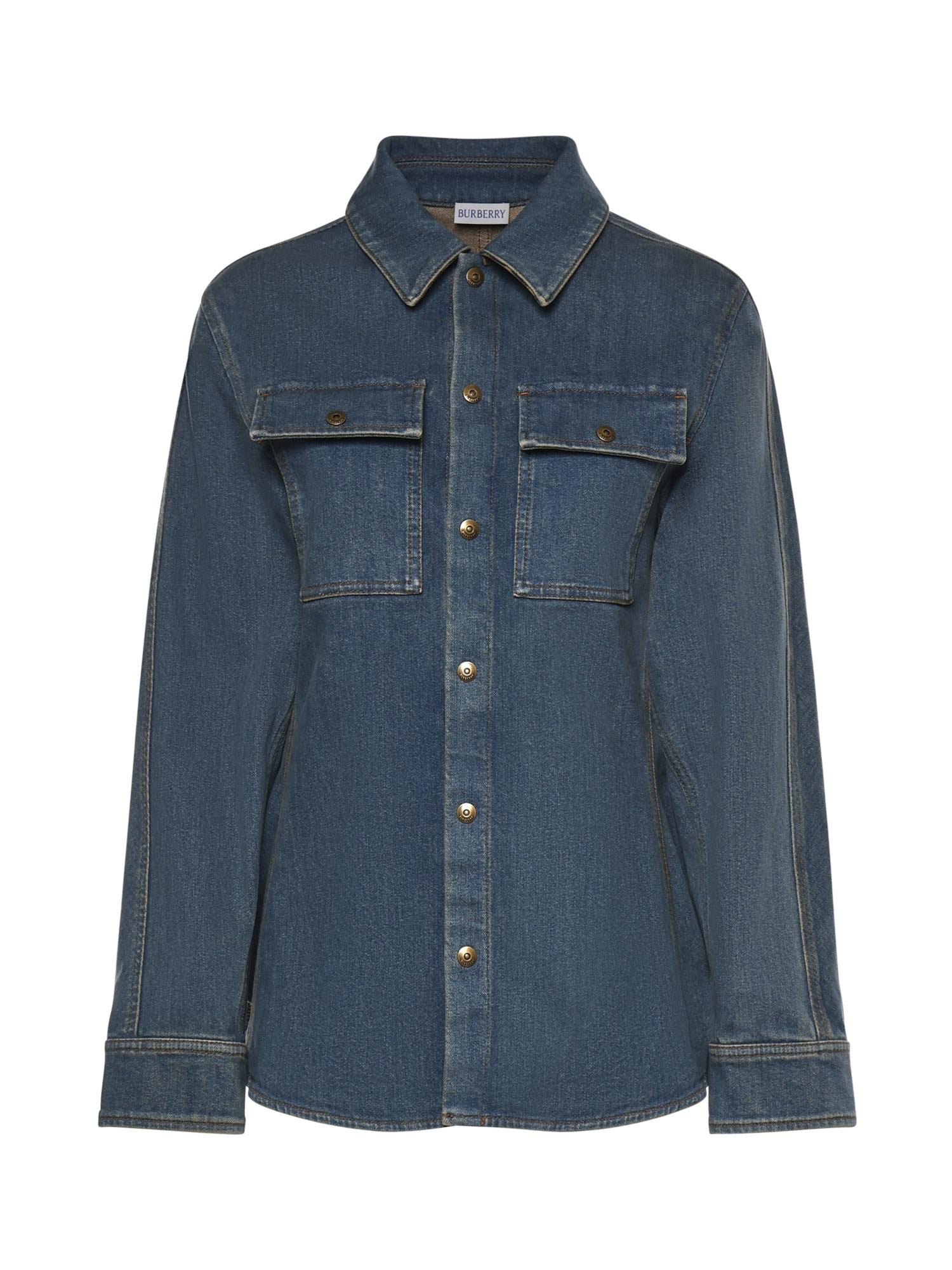 Camicia Dakota in denim 8118497 A1322 BURBERRY 