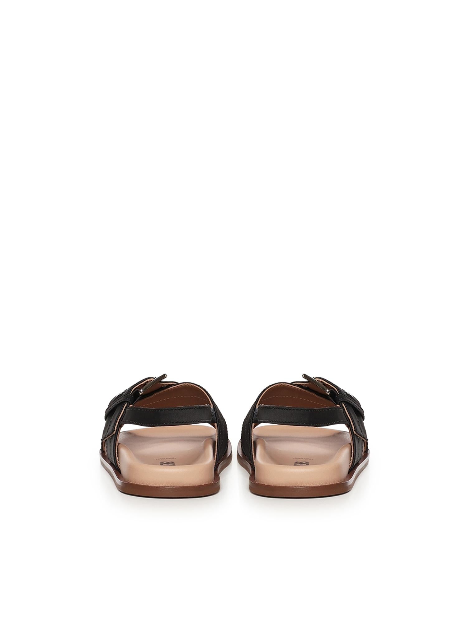 Sandalo Christine in satin A57175 NERO CARMENS 