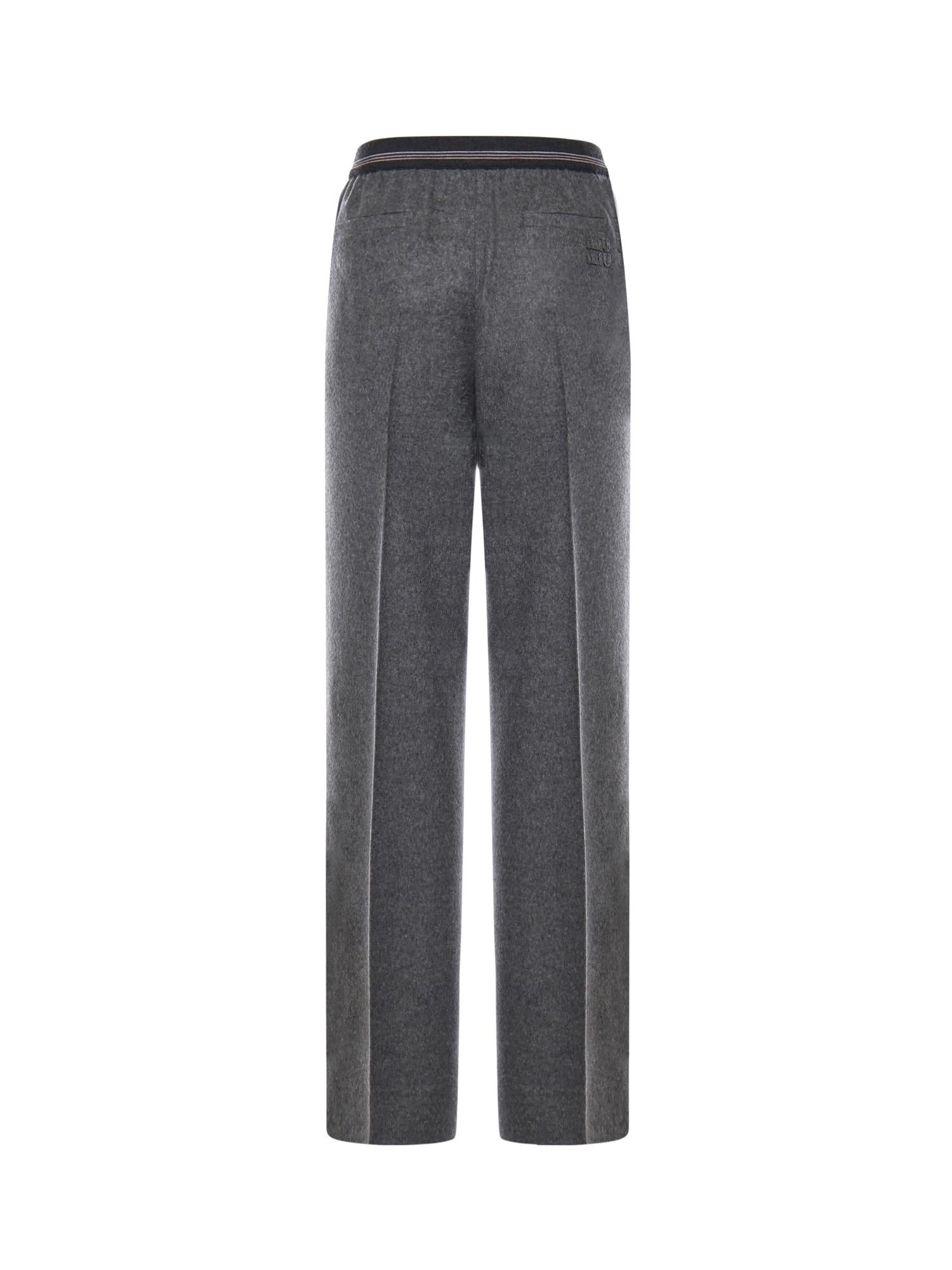 Pantaloni in velour MP1948 125QF0031 MIU MIU 
