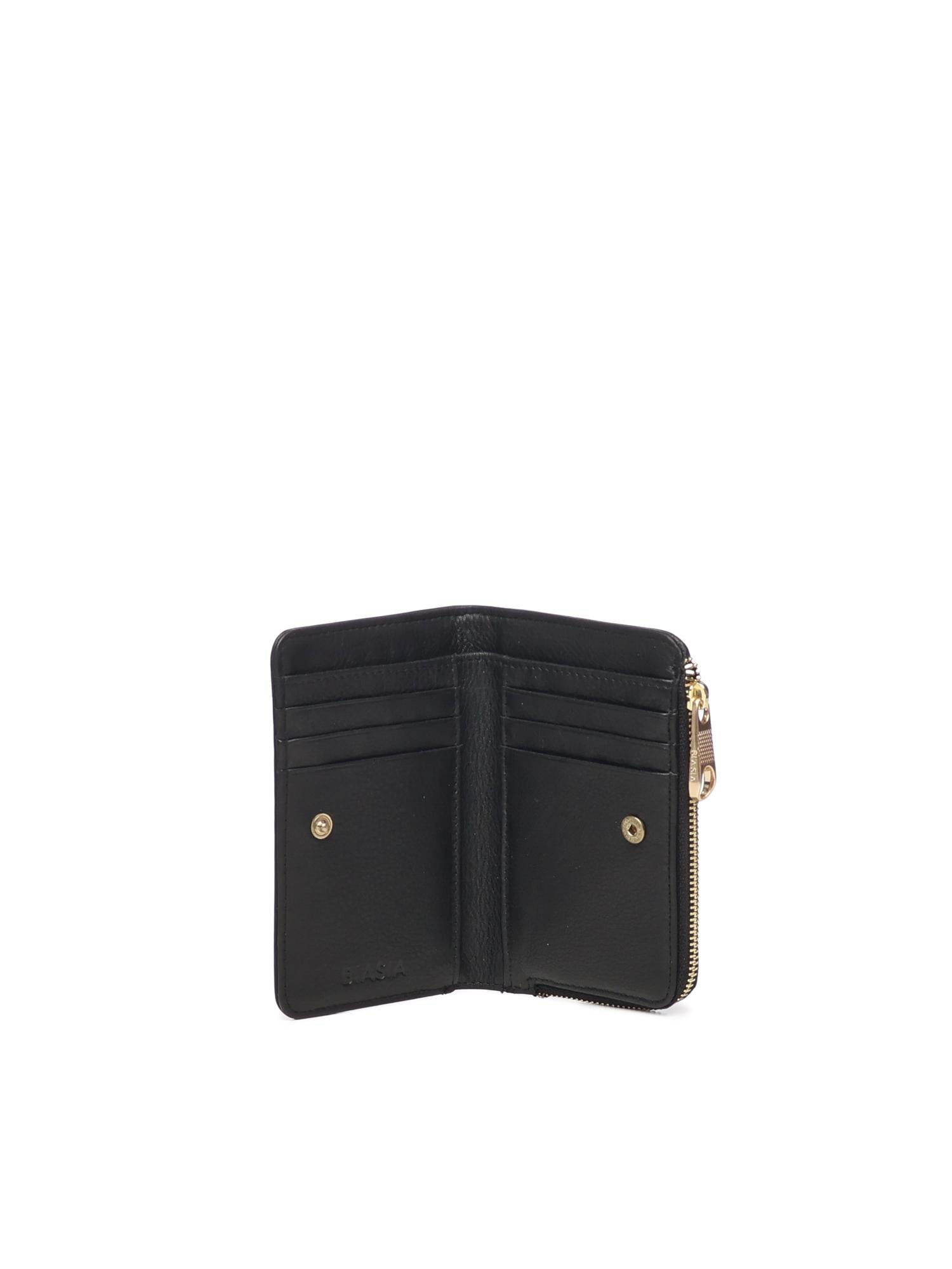 Portafoglio con logo in pelle BIPP9FF251 NERO BIASIA 