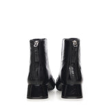 Stivaletti Rose Back in vernice A54308 NERO CARMENS 