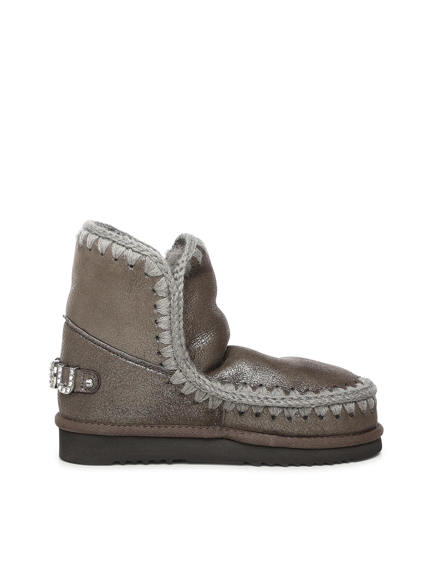 Stivali Eskimo 18 rhinestones logo MUFW101036B DUIRO MOU 