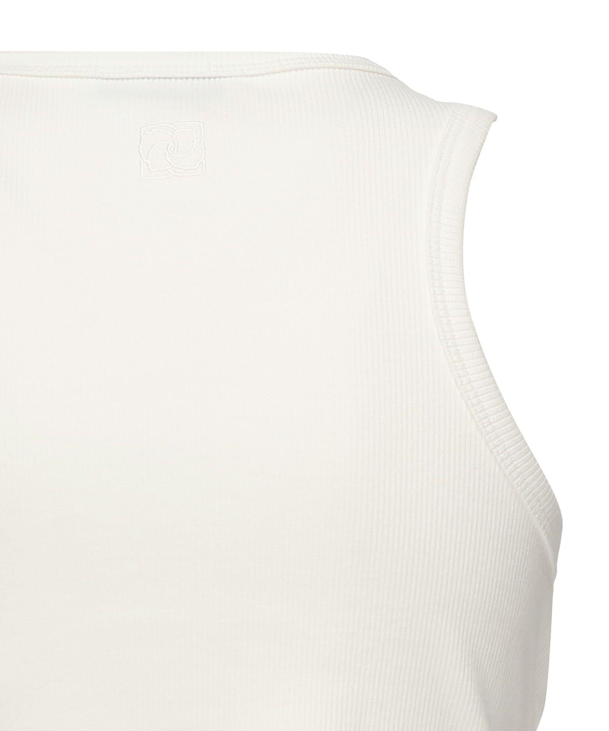 Top cropped in misto cotone arricciato 2395250000022  MAGDA BUTRYM 
