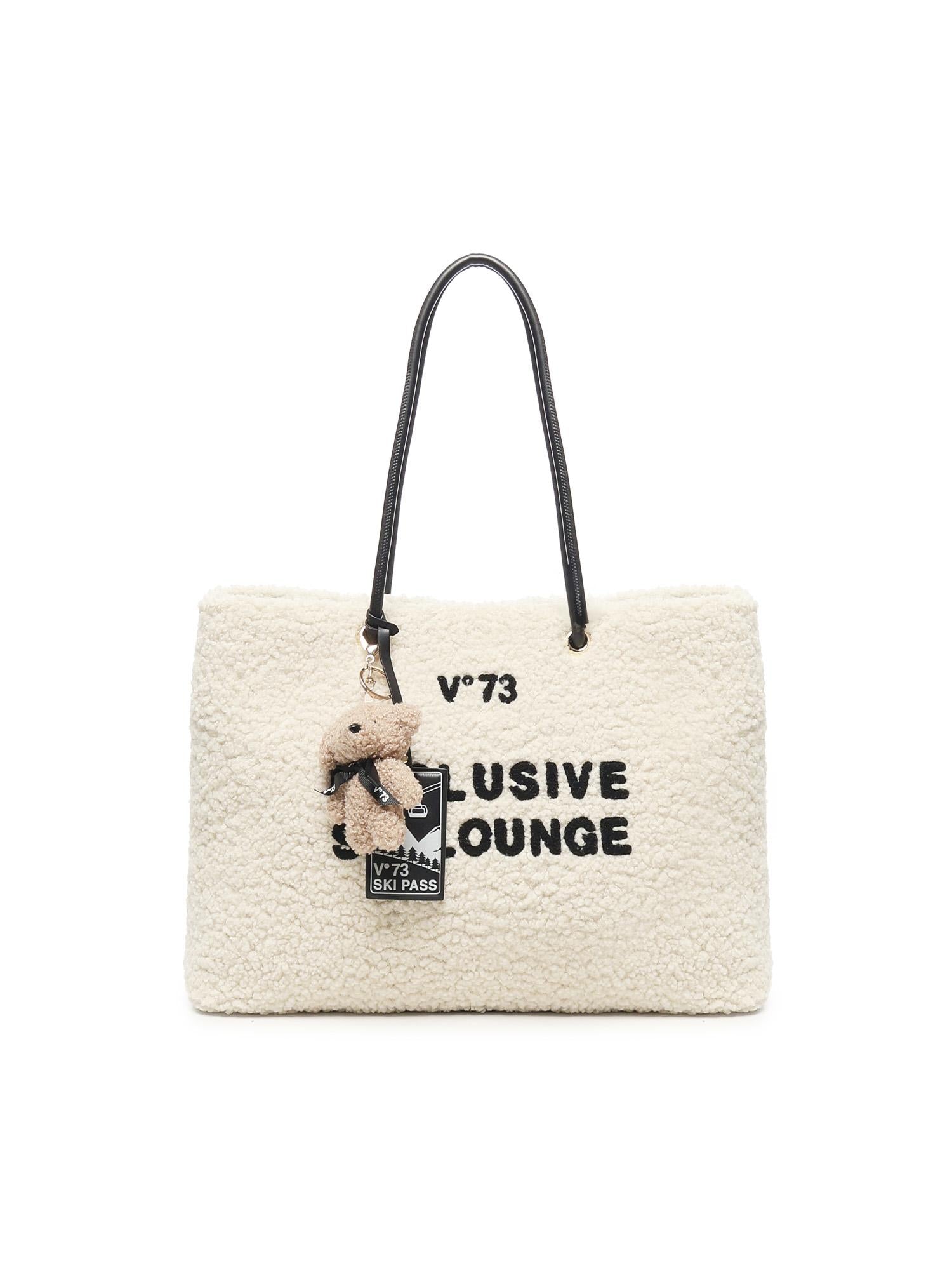 Borsa shopping Ski Lounge<BR/> 73BS9A501 SKI LOUNGEECRU/NERO V° 73 