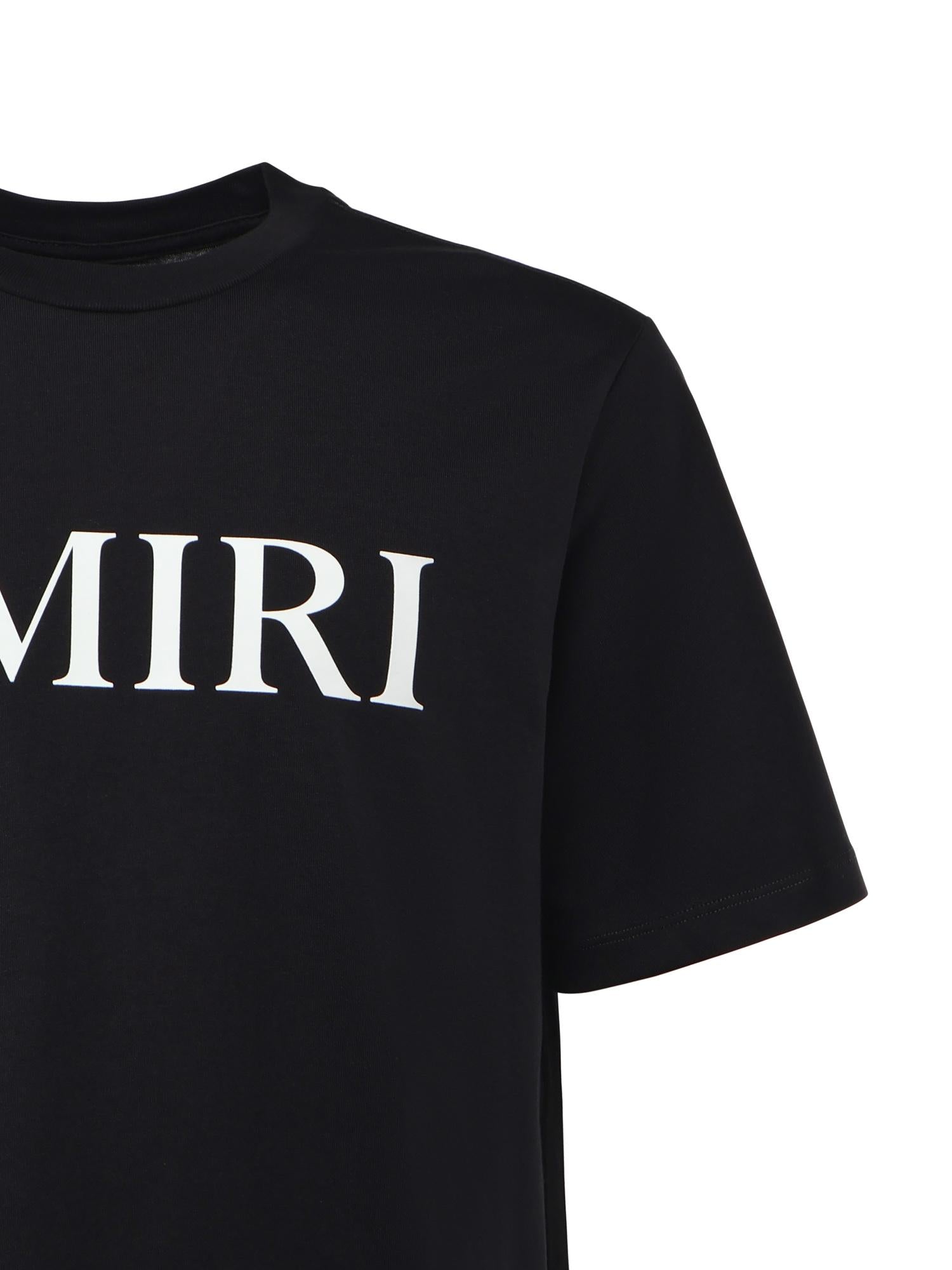 T-shirt in cotone con logo AMJYTE1073 001 AMIRI 