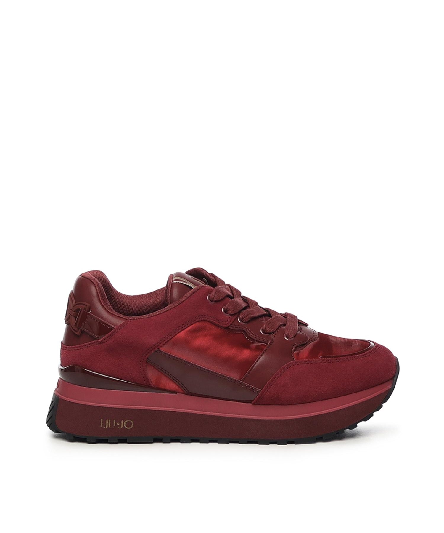 Sneakers platform in pelle<BR/> BF5005PX522 S1231 LIU JO 