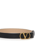 Cintura reversibile VLogo in vitello lucido 7W2T0SQ3 IYRDVW VALENTINO GARAVANI 