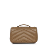 Borsa Loulou small in pelle di agnello trapuntata 801437 AAEAX2357 SAINT LAURENT 
