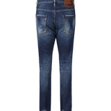 Jeans con baffatura<BR/><BR/> S74LB1677 S30309470 DSQUARED2 