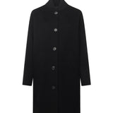 Cappotto lungo in panno double 105404 A1ZQZ99 PINKO 