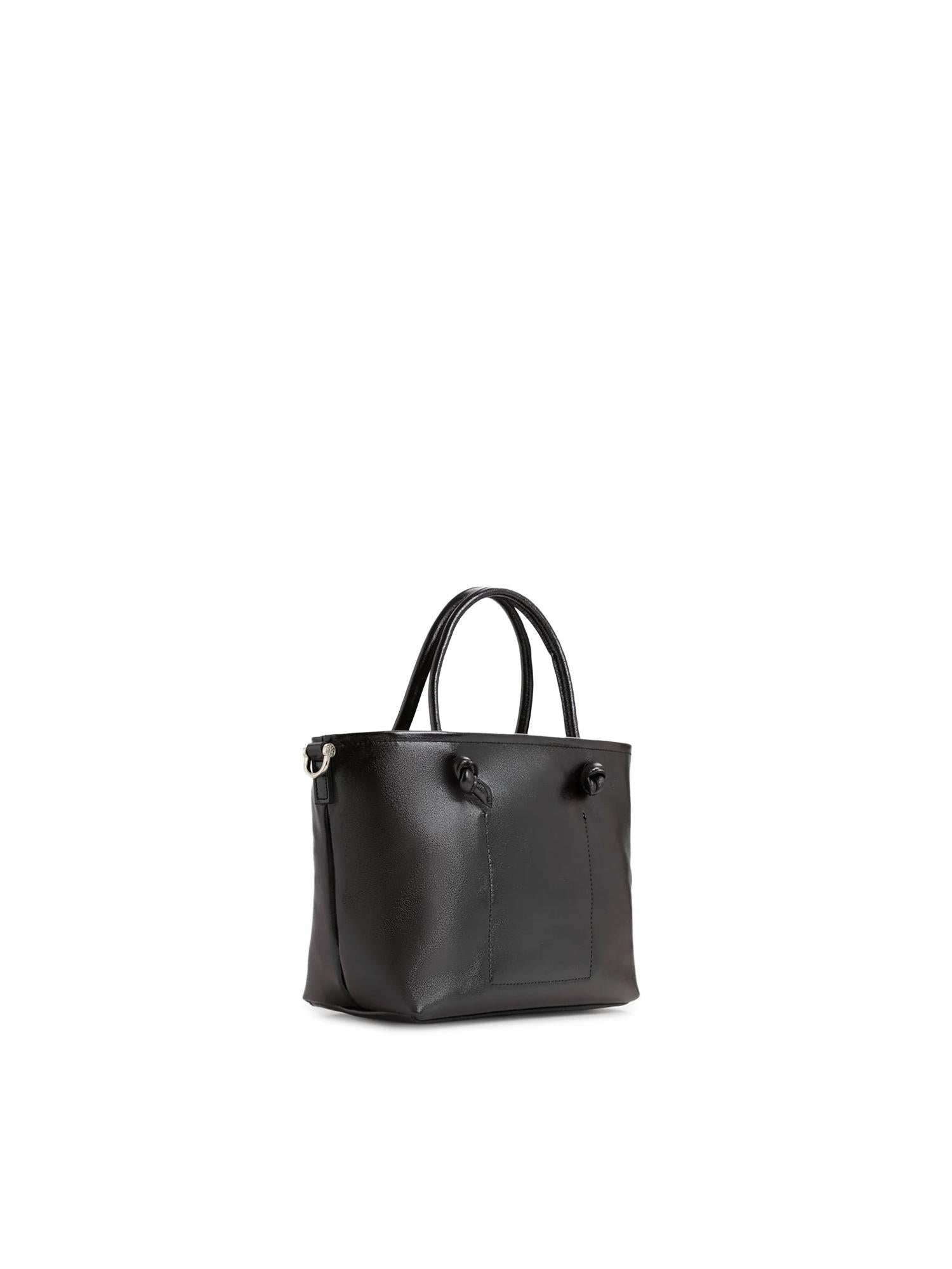 Mini bag in pelle con logo 73BP9VT02 LOLLI POPPOP BLACK V° 73 